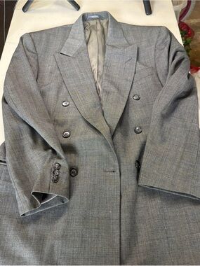 Haggar Charcoal Gray Textured Blazer